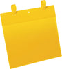 Dokumententasche DURABLE,  B297xH210 mm A4 quer gelb mit Lasche VE 50 Stück