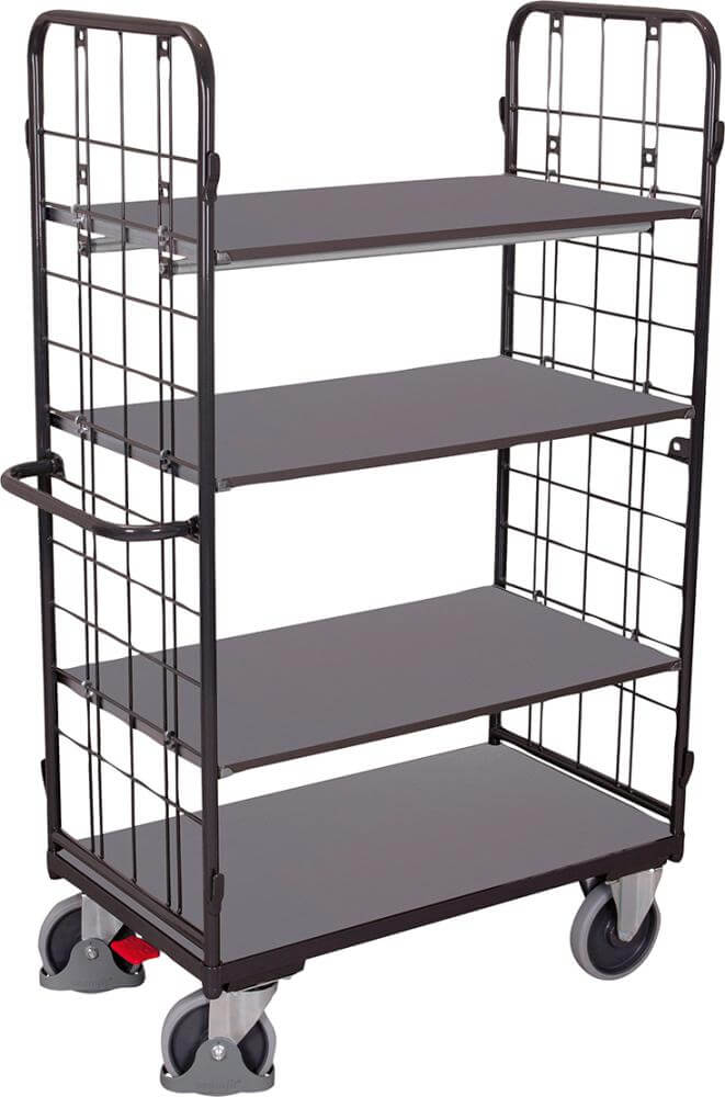 Etagenwagen VARIOFIT,  hoch RAL 7016 sw-700.216/AG