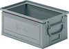 Stahl-Stapelbehälter NEUTRAL, STAHLKASTEN GR.272-3A2 GRAU RAL7000 MM B=300 T=200 H=145