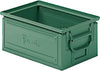 Stahl-Stapelbehälter NEUTRAL, STAHLKASTEN GR.272-3A2 GRÜN RAL6011 MM B=300 T=200 H=145
