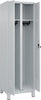 S/W-Gard.-Schrank CP,  CLASSICB600xT500xH1950 mm RAL 7035/7035, 2 Abteile mit 100 mm hohen Füßen