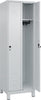 Garderobenschrank CP,  m.FüßenB600xT500xH1950 Korpus RAL 7035 LichtgrauTüren RAL 7035 Lichtgrau