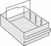 Ersatzschublade RAACO,  Typ250-2 B159xT239xH92 mm transparent RAACO