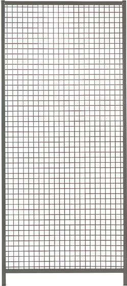 Wandelement NEUTRAL,  Trennwandsystem Vario B480xH2200 mm RAL7037 Drahtgitter