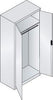 Wing door cabinet C P, 7035/7035 1950x930x500mm CP