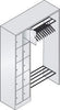 Offene Garderoben-Anlage C+P,