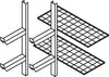 Gitterrostregal SÄBU,  2xRGS (8802), 2xGR (8805)