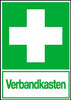 Hinweisschild NEUTRAL,  Folie B200xH300 mm Verbandkasten langnachleuchtend