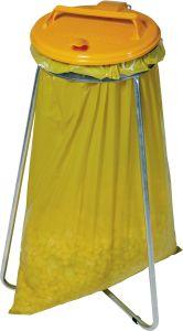 Abfallsammler NEUTRAL, Abfallsamml. 1x120 l Stat.m.Deckel gelb