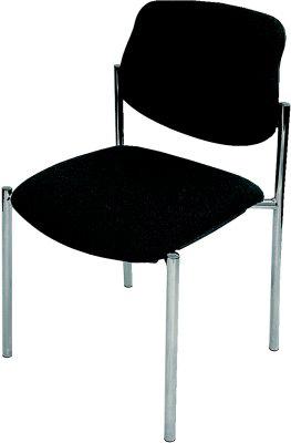 Besucherstuhl NEUTRAL, Bes.-Stuhl STYL chrom/schwarz