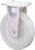 Bockrolle BS ROLLEN,  125mm RR110.B15Platte,Kst.weiß,KL RR110.B15.125 BS ROLLEN