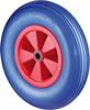Rad BS ROLLEN,  pannensicher D16.400 400mm,Poly blau,k. Kst.rot,RL,Rillenprofil BS ROLLEN