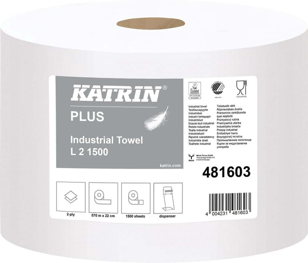 Putzpapier NEUTRAL,  weiss 4-lagig 38x36cm 1000 Blatt
