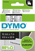 Schriftband PRECITOOL,  D1 45013 schwarz/weiß 12mmx7m DYMO