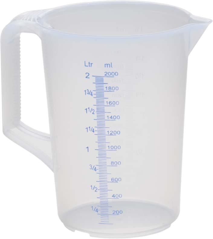 Messkanne PRECITOOL,  geschl.Griff 2000ml Hünersdorff
