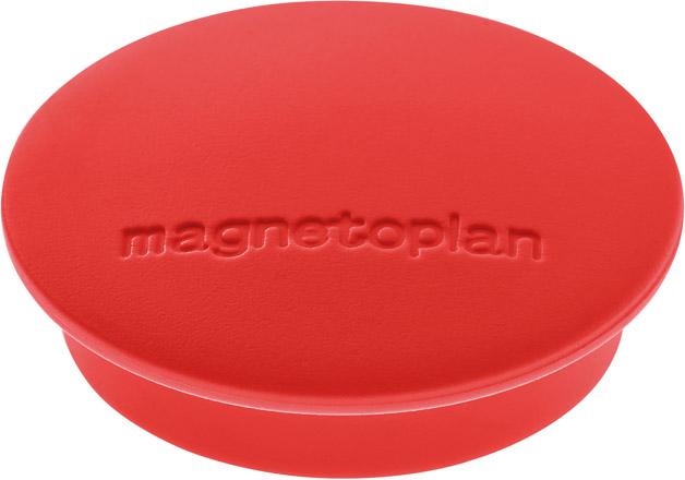 Magnet magnetoplan,  D34mm VE10 Haftkraft 1300 g rot