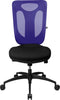 Bürodrehstuhl PRECITOOL,  NetPro 100 blau