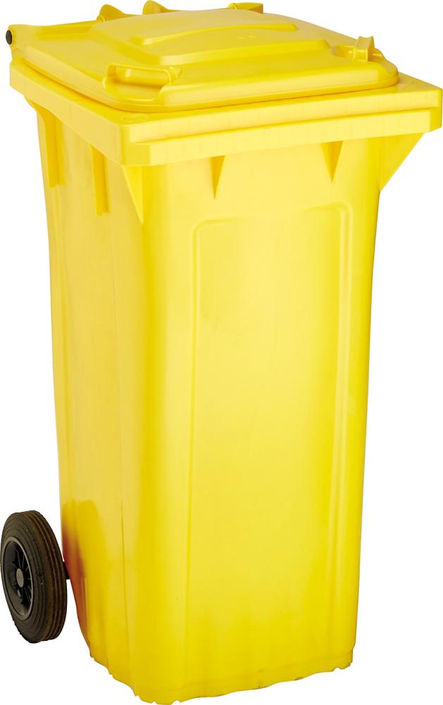 Großmülltonne NEUTRALE PRODUKTLINIE,  WAVE 120-l Kst. Gelb