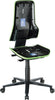 BIMOS, Bimos Arbeitsstuhl ESD Neon 2, grün Sitzhöhe 450-620 mm mit Rollen, ohne Polster