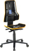 BIMOS, Bimos Arbeitsstuhl ESD Neon 2, orange Sitzhöhe 450-620 mm mit Rollen, ohne Polster