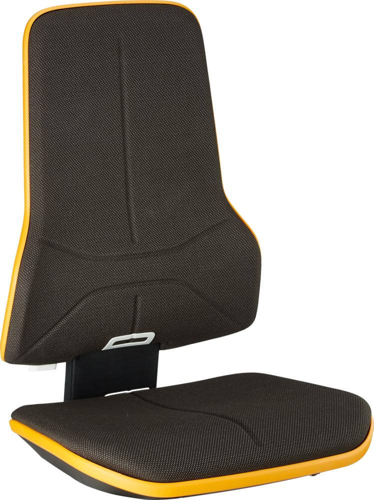Polsterelement BIMOS,  Stoff schwarz für Arbeitsstuhl ESD Neon