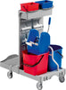 Reinigungswagen PRECITOOL,  Poly II 970x680x1110 2x15l