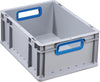 EuroBox PRECITOOL,  417,400x300x170mmGriffe offen,grau/blau