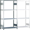 Steckregal META REGALBAU,  GF META CLIP V150 200x100x60cm