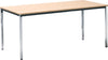 Tisch NEUTRAL,  800 x 800 mm chrom / Buche