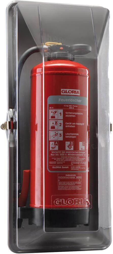Feuerlöscher-Schutzhaube GLORIA,  KWH-12 für 12kg Löscher B360xT220xH800 mm Gloria
