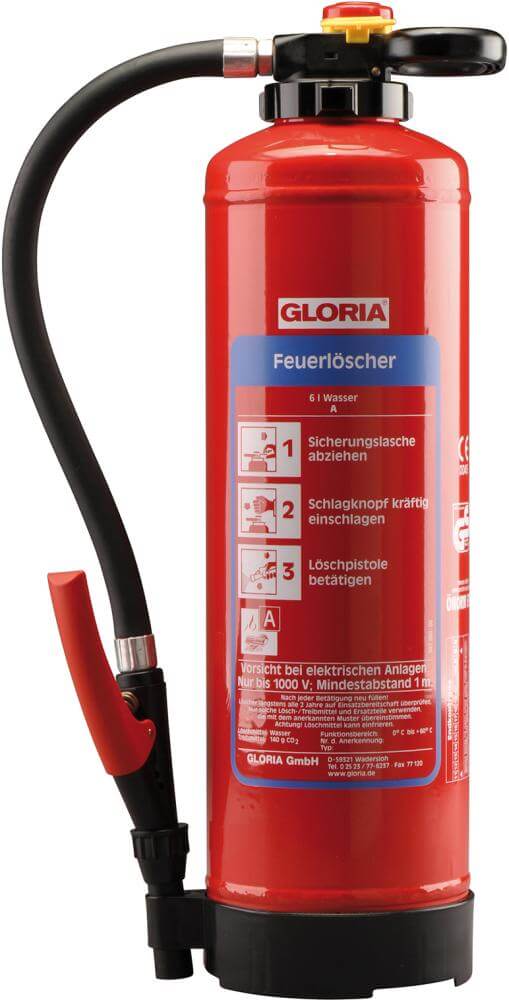 Wasser-Aufladelöscher GLORIA,  6 Liter WH 6 PRO Gloria