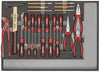 GEDORE Werkzeugsatz BASIS-Werkzeug 1/1 CT-Modul 23-teilig