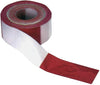 Absperrband NEUTRAL,  100 m-Rolle rot/weiß geblockt
