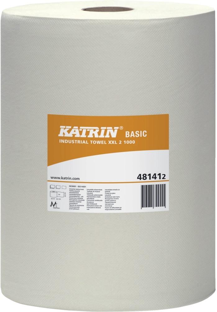 Umweltrolle NEUTRAL,  naturweiss 3lag. 38x36cm 1000Bl.
