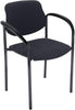 Besucherstuhl NEUTRAL, Bes.-Stuhl STYL m.Arml. schw./anth.