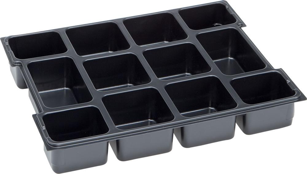 L-BOXX NEUTRAL,  Kleinteileeinsatz für  102,12 Mulden B405xT315xH62 mm
