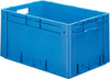 Transport-Stapelkasten LA-KA-PE,  B600xT400xH320 mm blau Auflast 700kg mit Griffloch LA-KA-PE