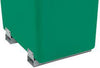 Rechteckbehälter CEMO,  550 l B830xT1180xH620 mm grün mit Staplertaschen CEMO