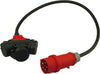 Dreifach-Verteiler  IP44 1m H07RN-F5G2,5 CEE 16A