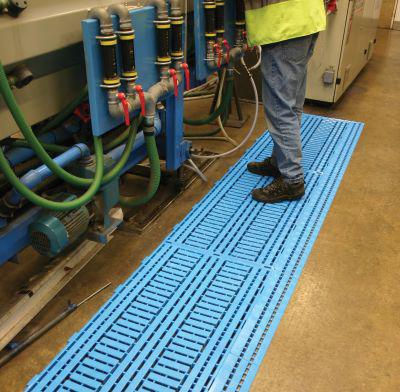 Bodenrost COBA,  Work Deck blau B60xL120 cm Stärke 25 mm COBA