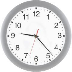 Funk-Wanduhr BÜRK MOBATIME,  D 300 mm Gehäuse si, Zahlen Mobatime