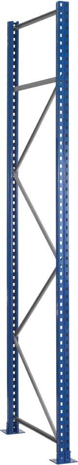 Rahmen SCHULTE,  inkl. Zubehör H2500xT800mm unmontiert Stützenbreite 76 mm  blau