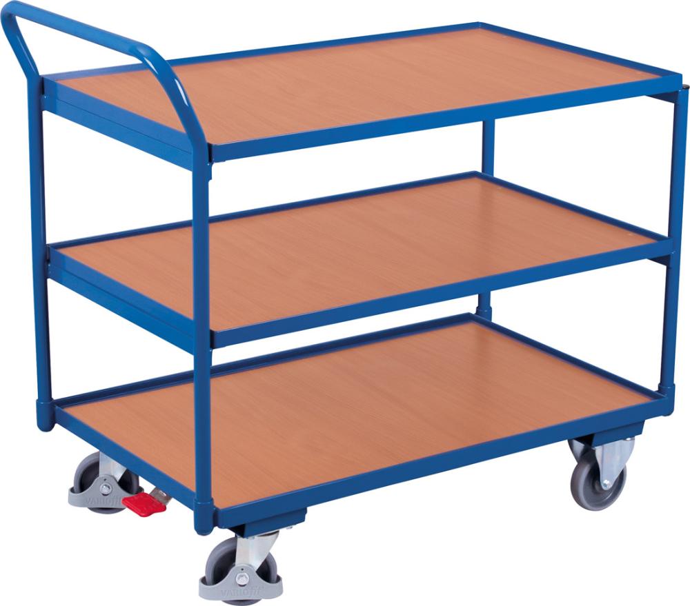 Tischwagen VARIOFIT,  250 kg 835x490 mm 3 Böden VarioFit
