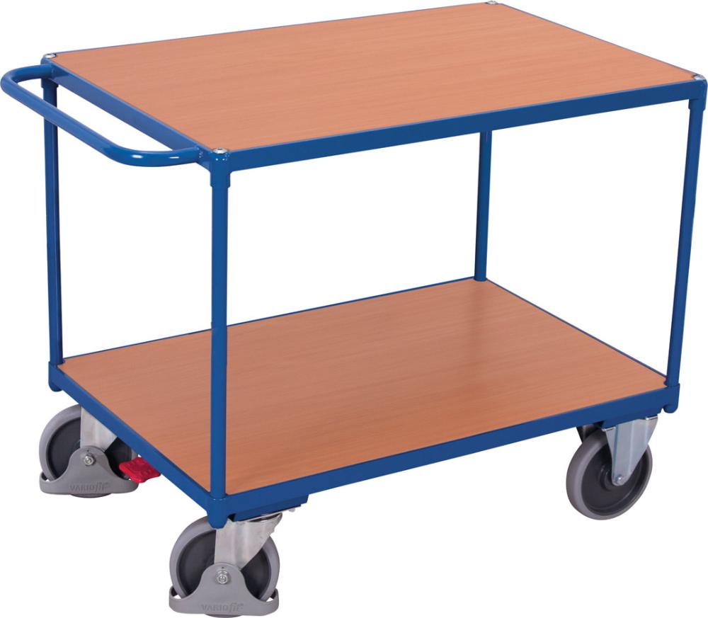 Tischwagen VARIOFIT,  500 kg 1200x800 mm 2 Böden VarioFit