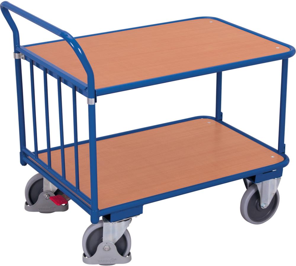 Tischwagen VARIOFIT,  400 kg 1200x700 mm 2 Böden VarioFit