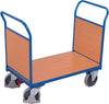 Doppel-Stirnwandwagen VARIOFIT,  500 kg 1200x800 mm Holz VarioFit