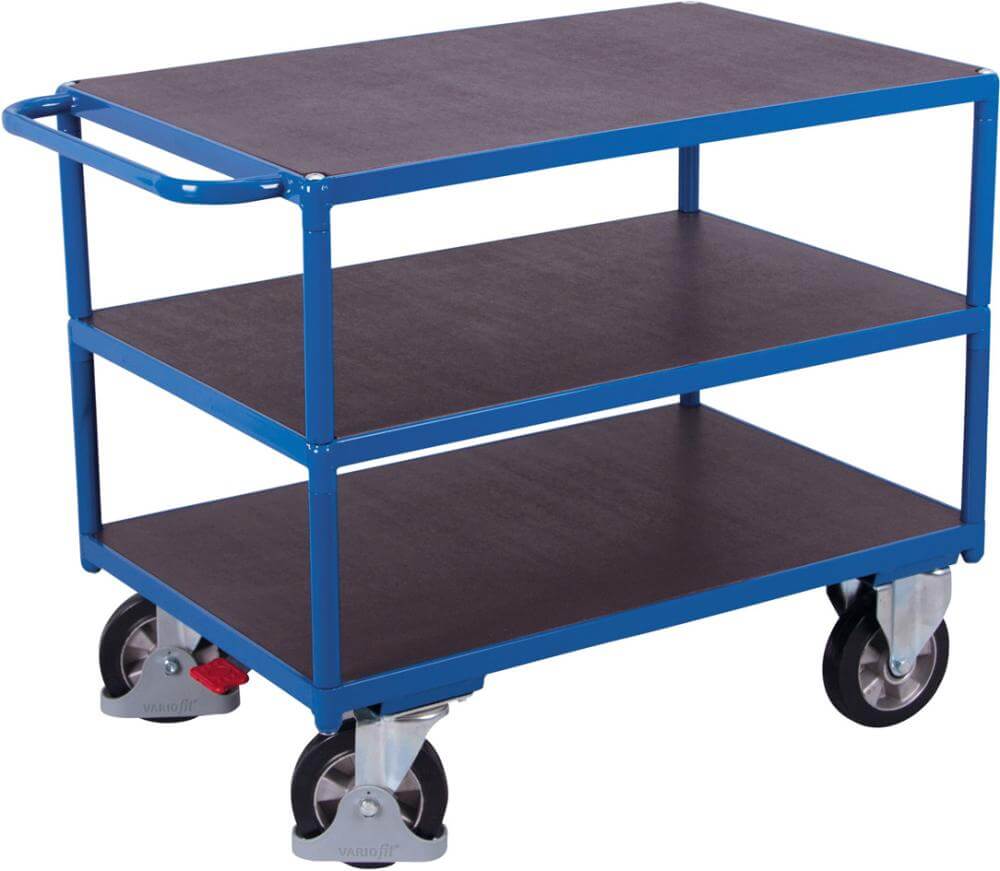 Schwerlasttischwagen VARIOFIT,  3xLF Ladefl. 1595 x 800 VarioFit