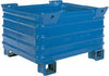 Stapelbehälter NEUTRAL,  RAL5010 B1200xT800xH620 mm Nutzlast 2t Auflast 8t u-förmige Füße