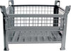 Gitterbehälter NEUTRAL,  verzinkt B1000xT800xH600 mm Nutzlast 1t Auflast 4t 1/2 Klappe