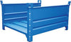 Lagergestell NEUTRAL,  RAL5010 B1000xT800xH600 mm Nutzlast1,5t Auflast4,5t längsseitig Wandumschlag